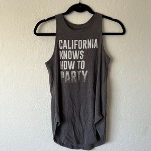 California knows how to party tank top